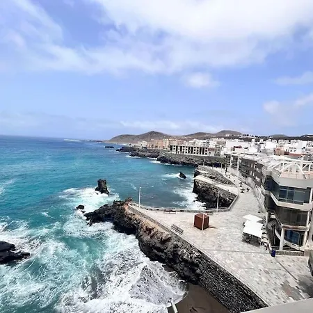 דירה Canteras, La Puntilla, Casa De Playa Sobre El Mar *